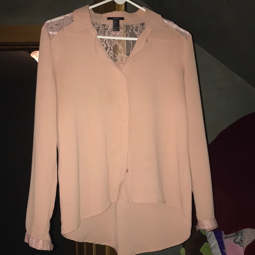 Blush Forever 21 Blouse